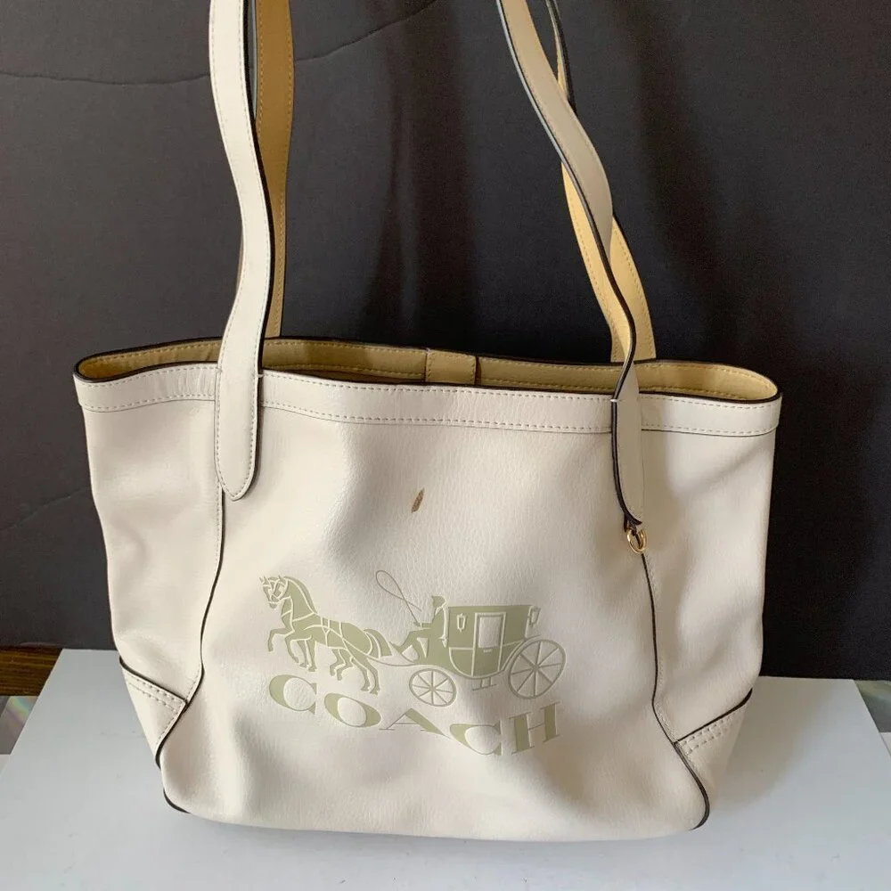 Coach Tote 27 With Horse And Carriage MSRP $328